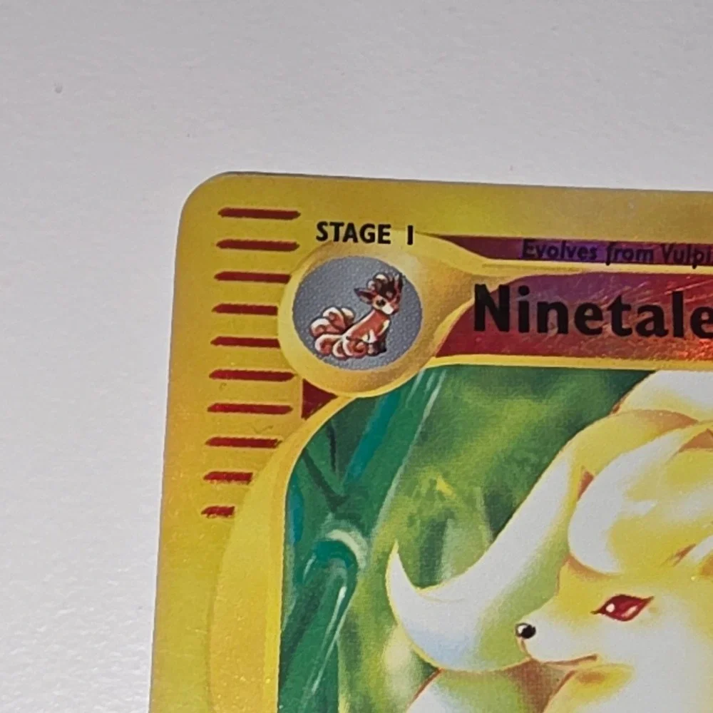 Pokemon Ninetales 57/165 Expedition Base Set Reverse Holo Rare E-Reader 2002